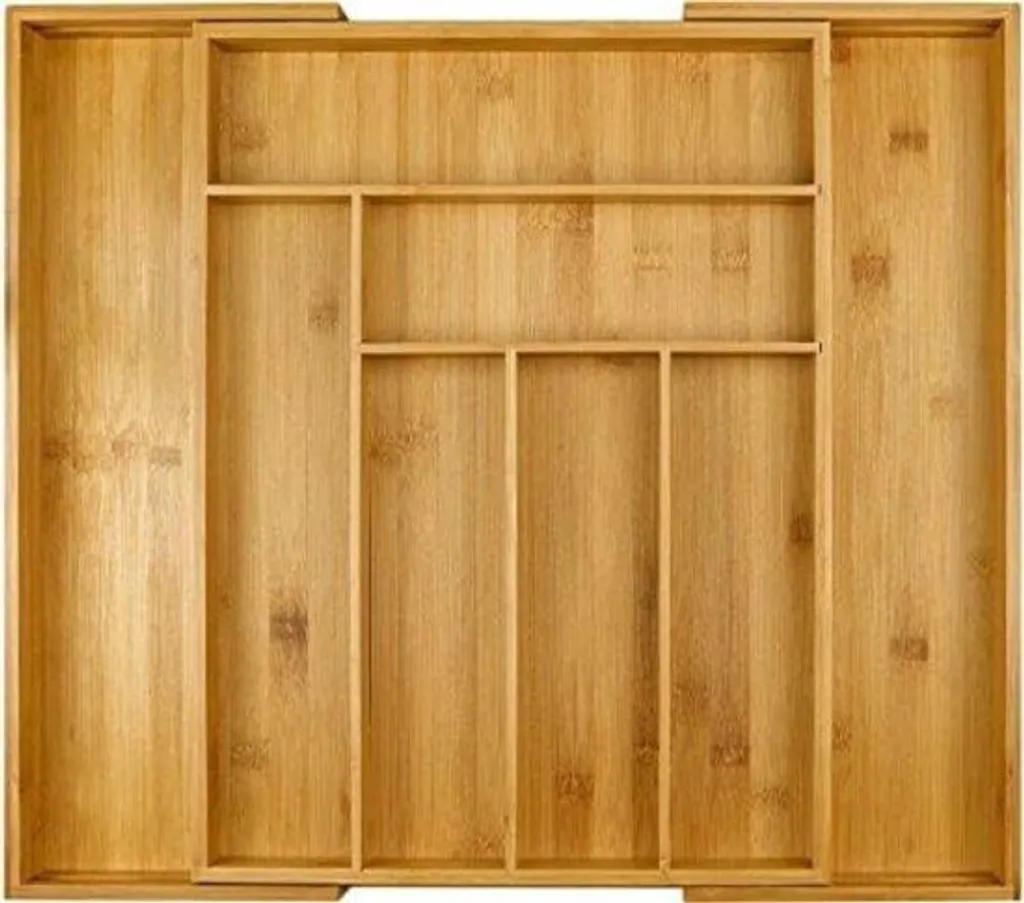 Organisateur de linge naturel 32x43x5 cm - Casier de rangement discret