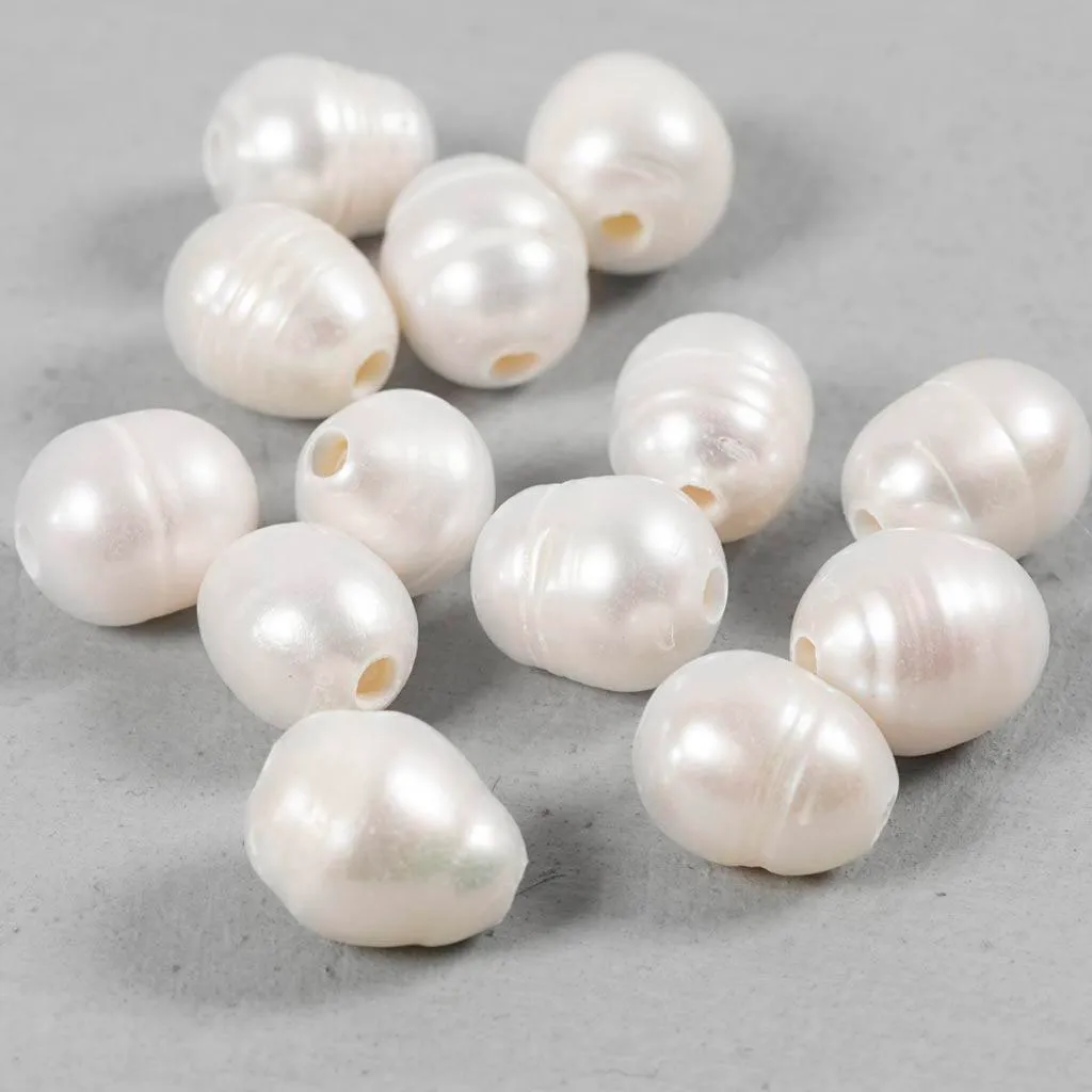 Perles d'eau douce pour créer vos bijoux personnalisés lot de 13 perles