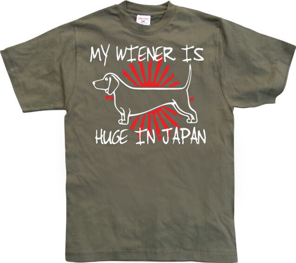 My Wiener Is Huge In Japan! - Small - Olive