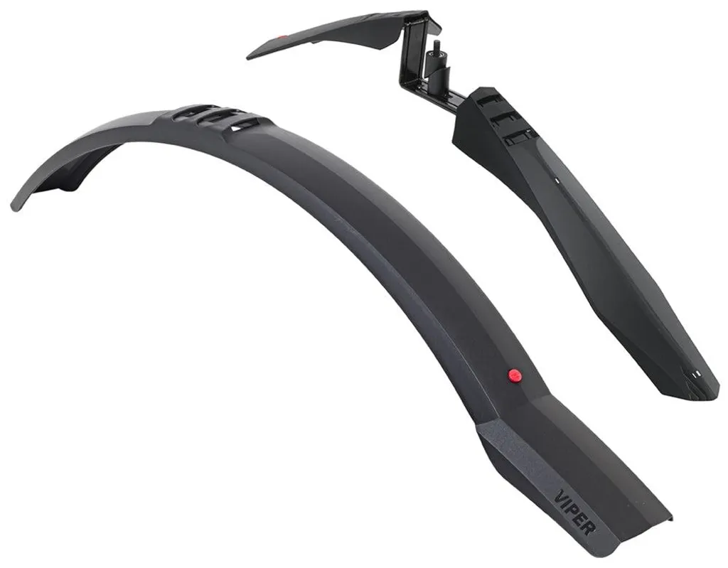Set de Garde-Boue Viper-X Hebie MTB Protection Large 24''-29'' Noir