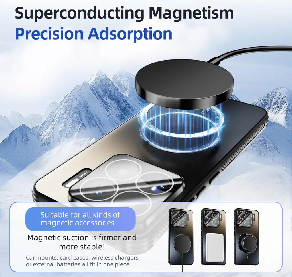 ISY Cover magnetica COVER MAGSAFE per iPhone 17 Pro, Trasparente