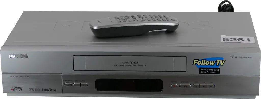 Magnétoscope de Salon Philips VR750/02 pour Numériser vos Bandes VHS