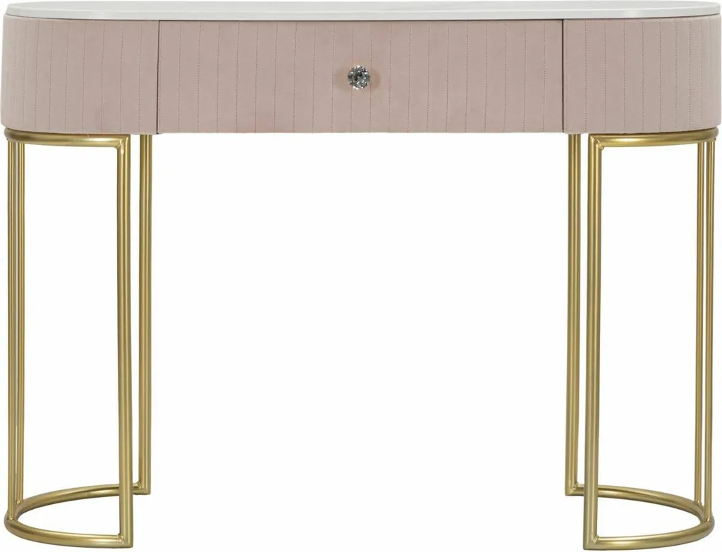 Table Console Rose Abstraktes 100cm - Buffet d'Appoint Mural Moderne - 7