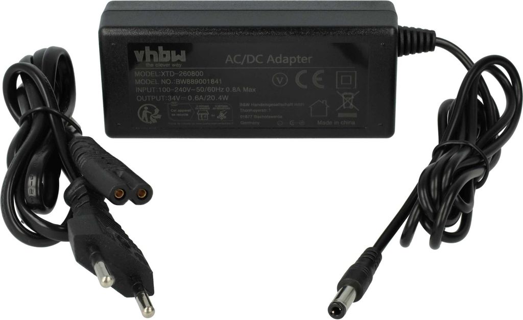vhbw Ladegerät Ersatz für Dirt Devil 0777004 für Handstaubsauger, Akkustaubsauger