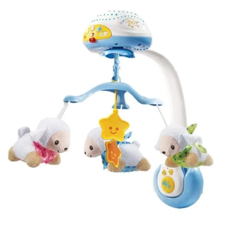 VTech Lumi Mobile Carrousel Lumi Sheep Veilleuse Berceau pour Bébé