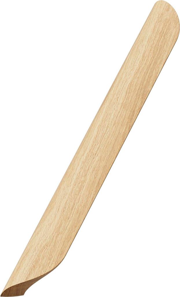 Griff Archive LA 320mm, Holzgriff robuster Möbelgriff Breite 400mm, Eiche lackiert