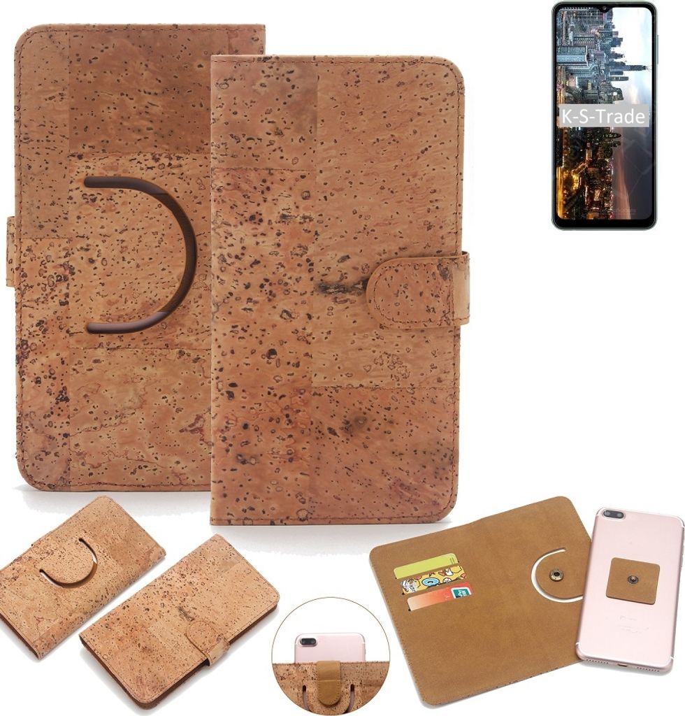 K-S-Trade Handy-Hülle Schutz-Hülle kompatibel mit Samsung Galaxy M32 5G Handyhülle Schutzhülle Korkhülle Kork-Hülle 1x