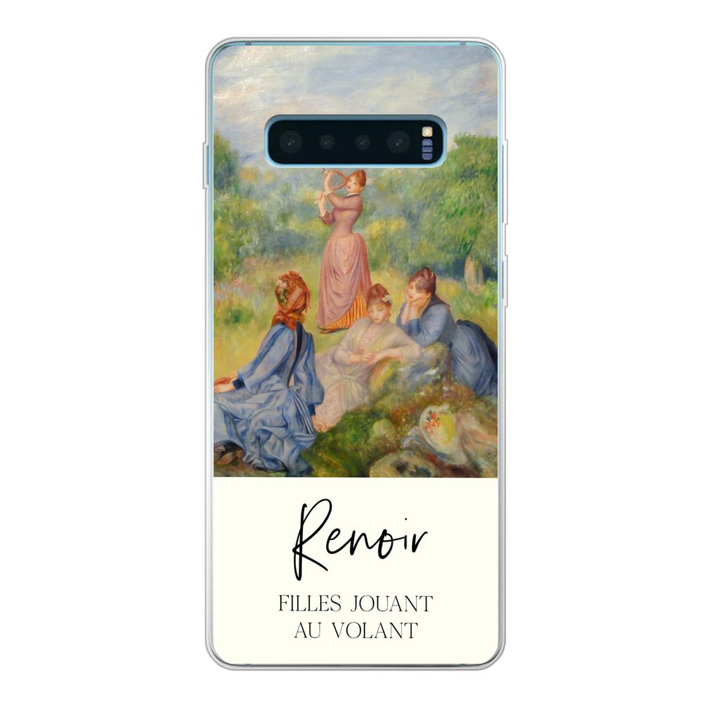 MuchoWow Handyhülle Schutzhülle Hülle für Samsung Galaxy S10 Plus Malerei - Renoir - Impressionismus Silikon Softcase Handy Hülle - Schutzh...