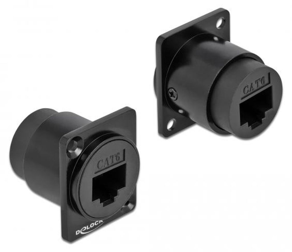 Módulo DeLOCK tipo D, RJ45, categoría 6, conector hembra a Imagen del producto 
