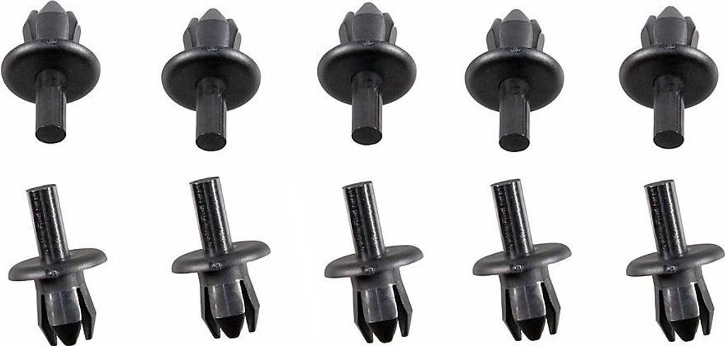 10x METZGER Clip Zier- / Schutzleiste 2280002 Kunststoff
