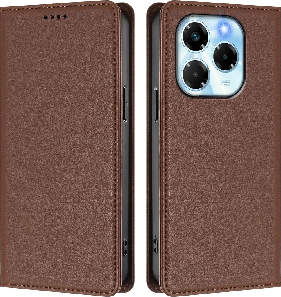Cover in Pelle per Infinix Note 40X 5G - Business Flip Case Magnetica