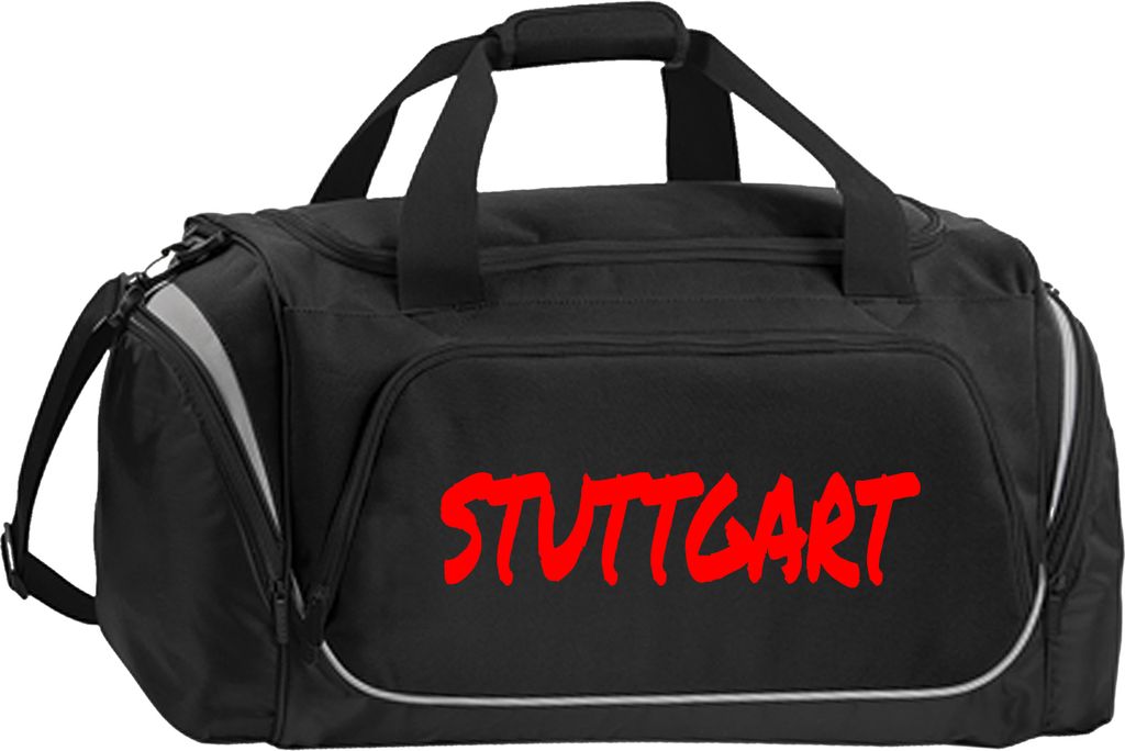 multifanshop Sporttasche - Stuttgart - Textmarker, schwarz, Größe one size