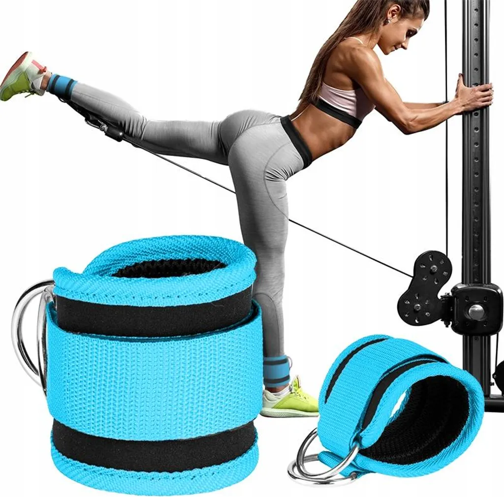 Sangle de musculation cheville rembourrée pour entraînement sans douleur