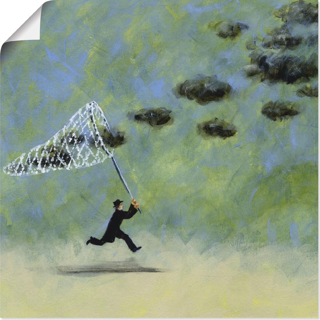 ARTland Poster Wolkenfänger Größe: 40x40 cm