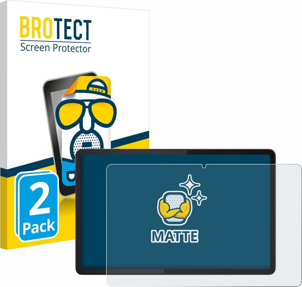 2x BROTECT Schutzfolie für Lenovo Tab K11 Plus Displayschutz Displayschutzfolie Folie Matt Entspiegelungsfolie