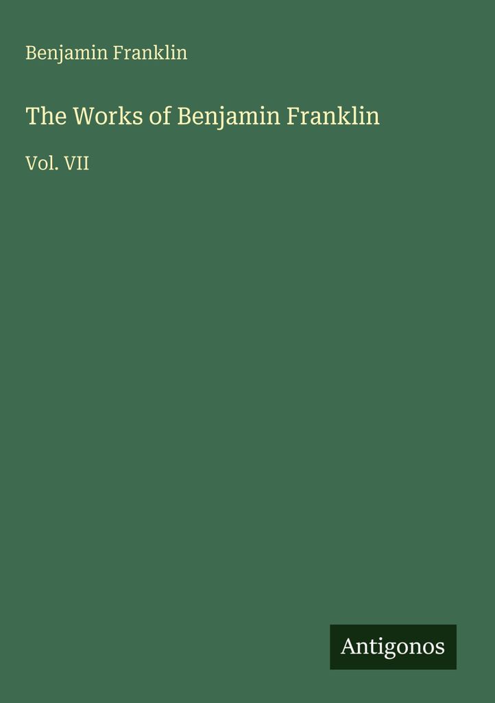 Die Werke von Benjamin Franklin