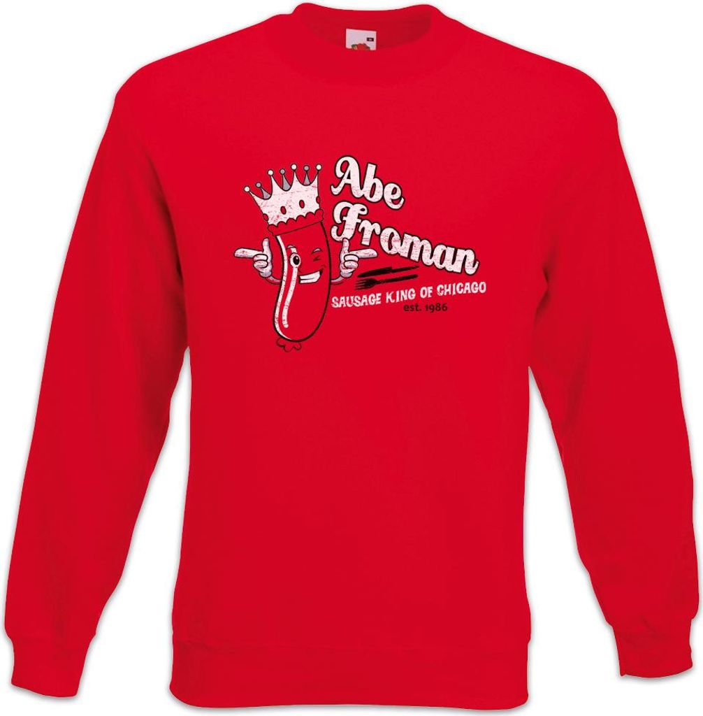 Urban Backwoods Abe Froman, Sweatshirt, Farbe: Rot, Größe: M