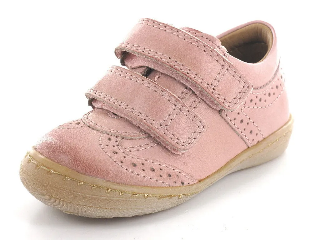 Chaussures Bisgaard Half Velcro Rose en taille 34 pour enfant