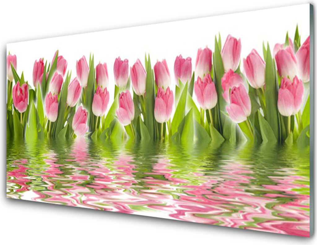 Acrylglasbilder 100x50 Wandbild Druck Tulpen Pflanzen