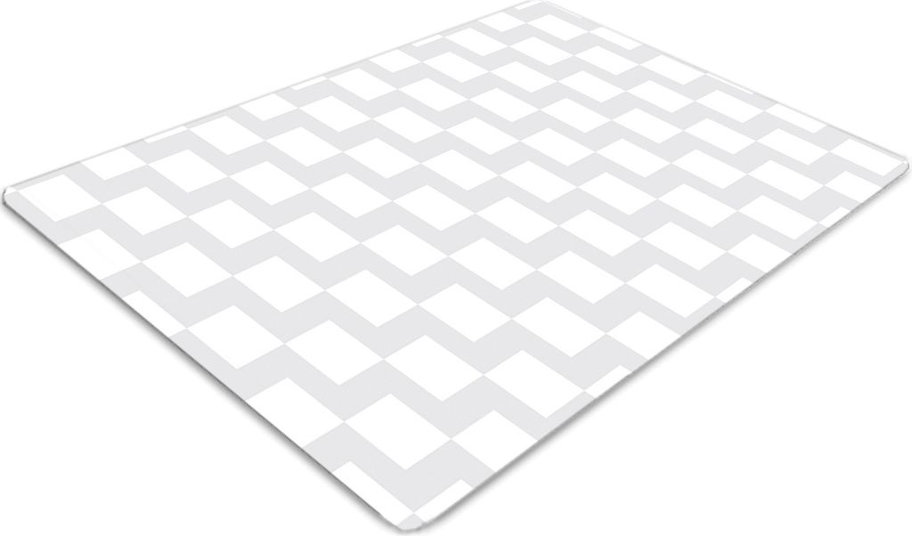 Stuhlunterlage Bürostuhlunterlage 120 cm x 90 cm Bodenmatte Bürostuhlunterlage - 3D-Quadrate-Muster.