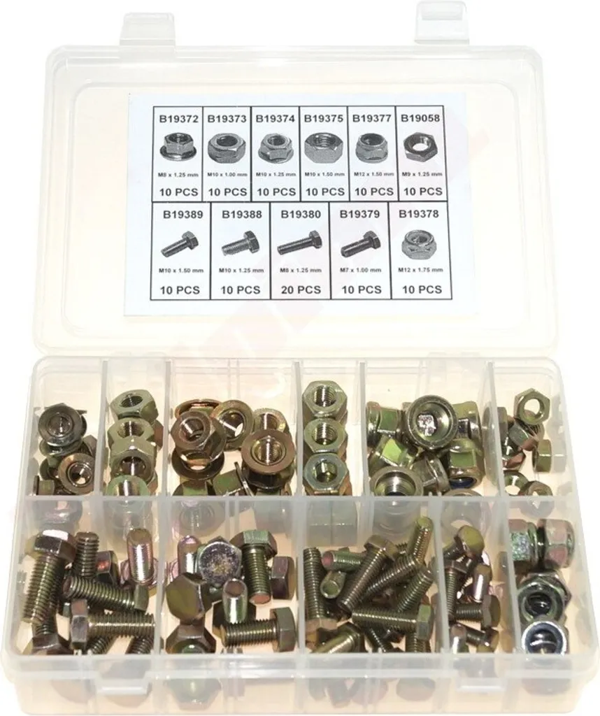 Assortiment de visserie pour engrenages 120 - Pack de montage acier