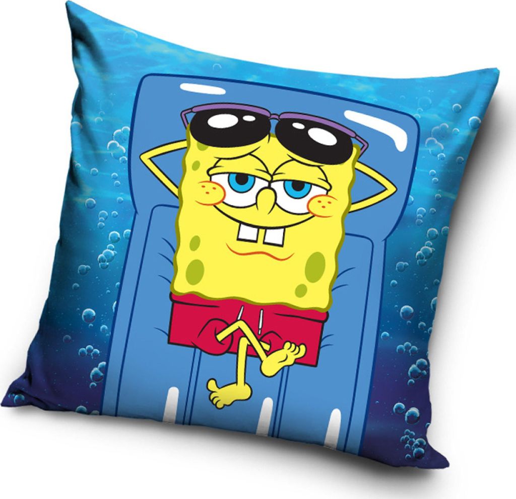 Kissenbezug Sponge Bob Auf dem Liegestuhl Produktbild 