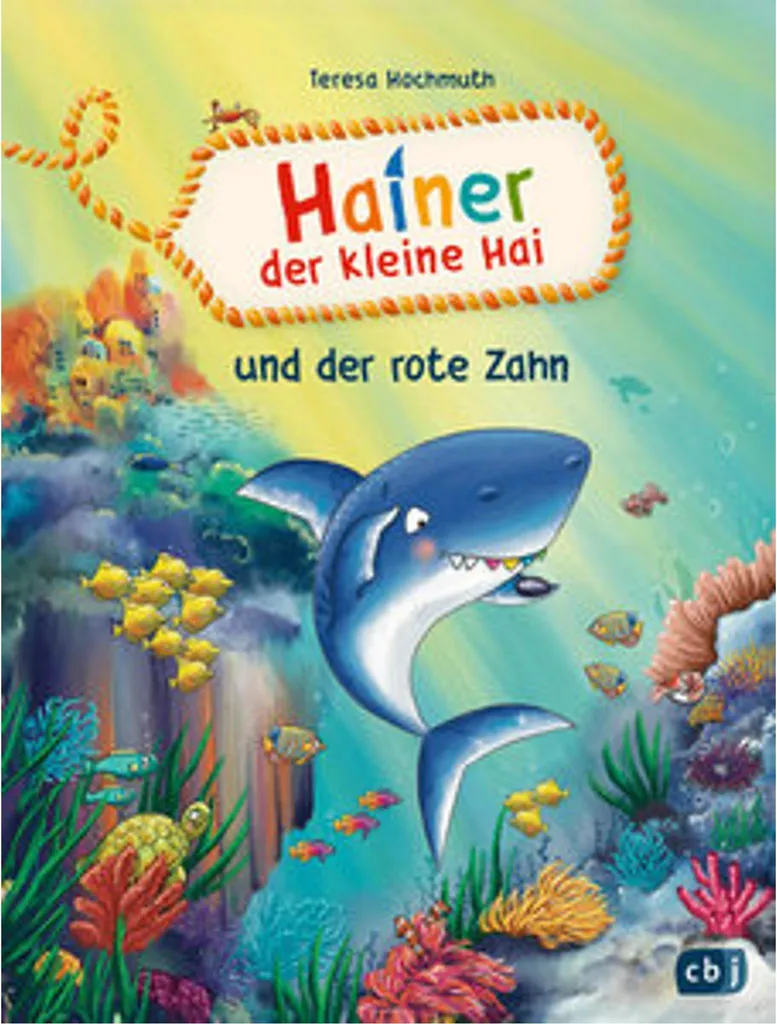 Hainer der kleine Hai und der rote Zahn avec illustrations colorées