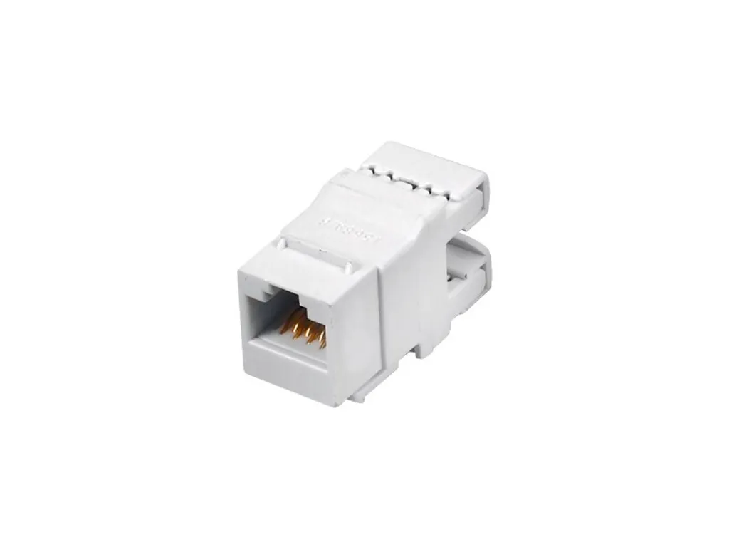 Connettore Cavo RJ45 Alantec MKN-U5-1 Bianco - Modulo Keystone Cat5e