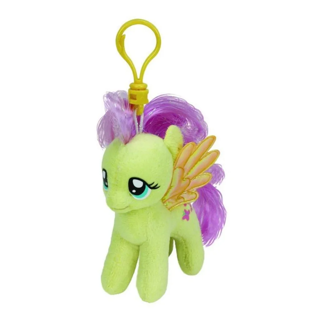 Mini Peluche Fluttershy My Little Pony 10 cm avec Clip de Fixation