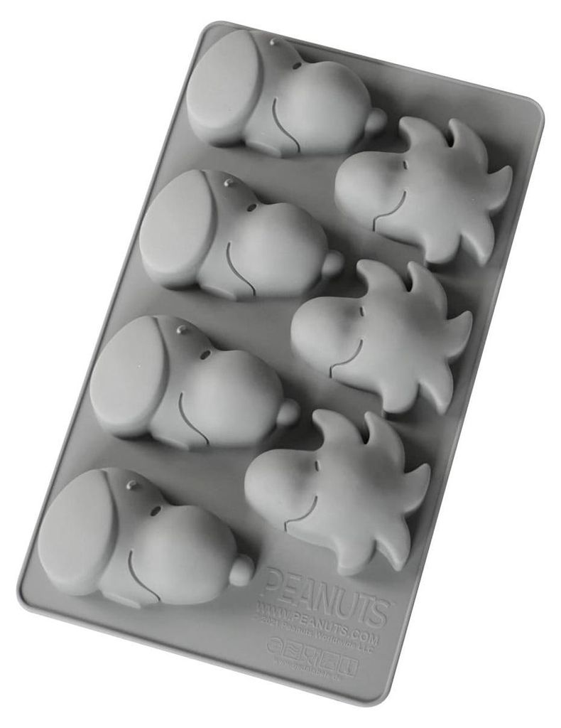 Stampo per muffin Snoopy & Woodstock grigio in silicone Immagine del prodotto 