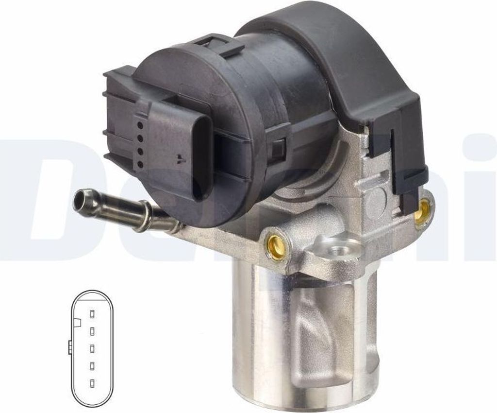 DELPHI EG10627-12B1 AGR-Ventil OE 6421401060 kompatibel mit CLS, C-Klasse, Vito, Viano, S-Klasse, R-Klasse, M-Klasse, GLK-Klasse, GLE, GL-Klasse, E...