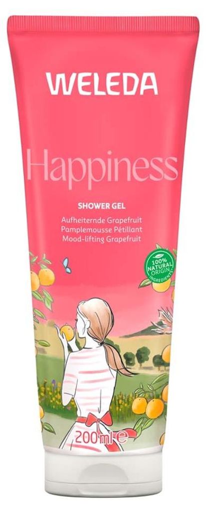 Weleda Aroma Shower Happiness 200 ml Produktbild 