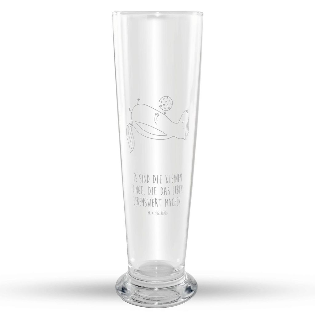 Mr. & Mrs. Panda Bierglas Stinktier Ball - Transparent - Geschenk, Weisheit, Stinker, Weizen Glas, Raubtier, Weizenbier, Wildtier, Mr Mrs Weizengla...