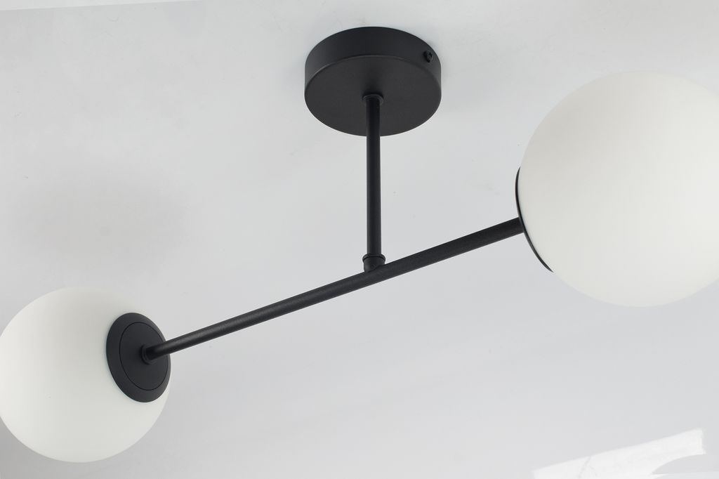 LUXOLAR Led Deckenleuchte - Deckenlampe 2-flammig schwarz Produktbild 7