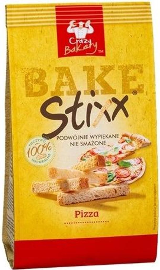 Crazy Bakery Grissini alla pizza 60 g, snack naturali Immagine del prodotto 