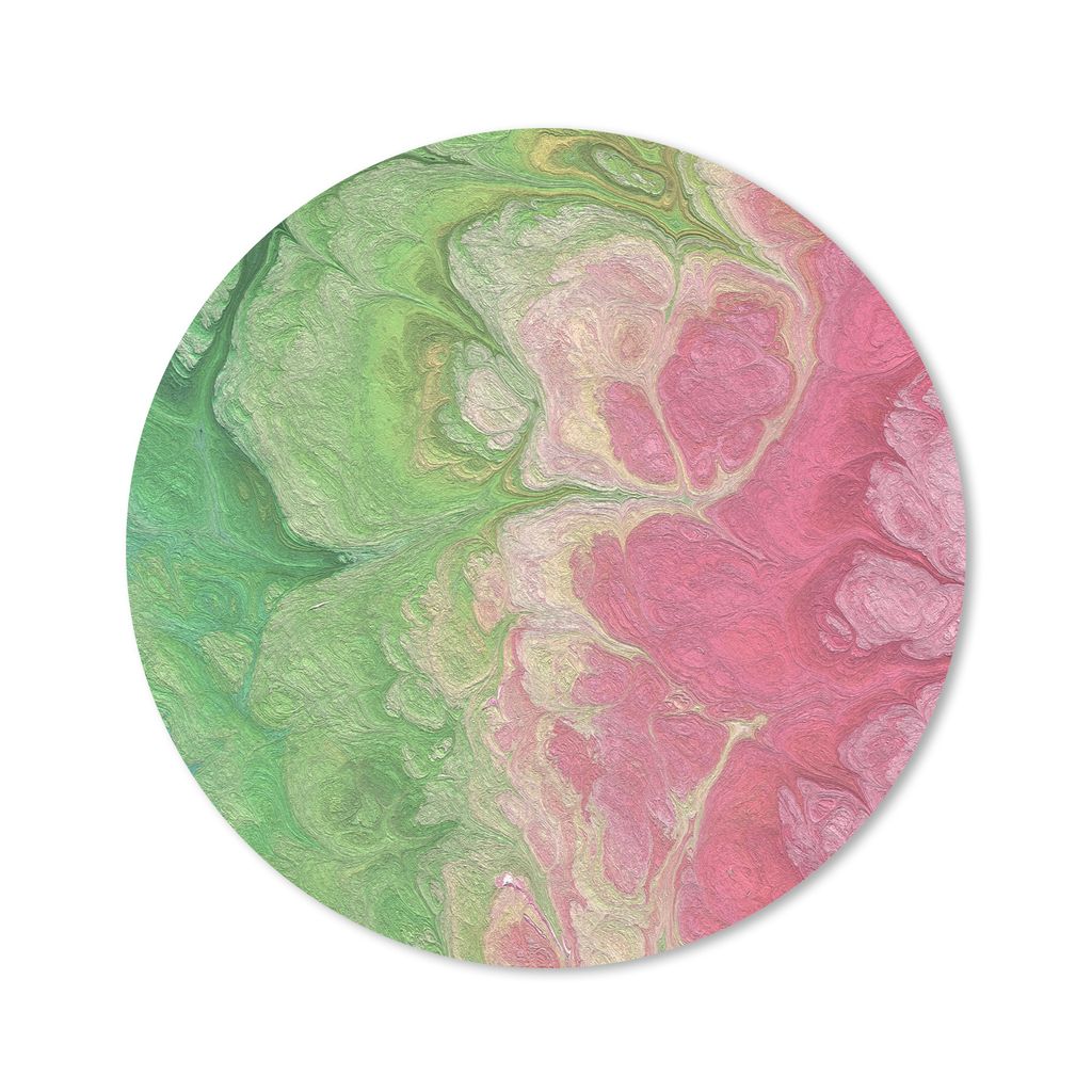 MuchoWow Mauspad Mousepad Farbe - Kunst - Psychedelisch 50x50 cm - Mousepads - Maus Mat - Pad - Mausunterlage - Vinyl