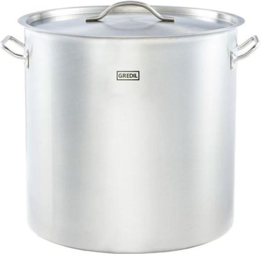 Suppentopf hohe Form, Serie ECO Ø 450 mm, Höhe 450 mm, 71,6 Liter, inkl. Deckel