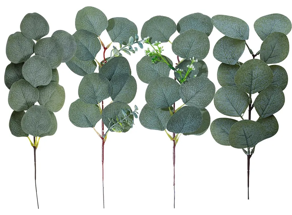Décoration de mariage : Guirlande eucalyptus artificielle 4 pièces