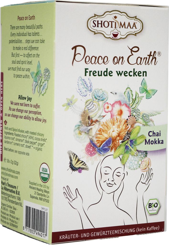 Shoti Maa - Lebensenergie Chai Mokka (ohne Kaffee) - 16 Teebeutel
