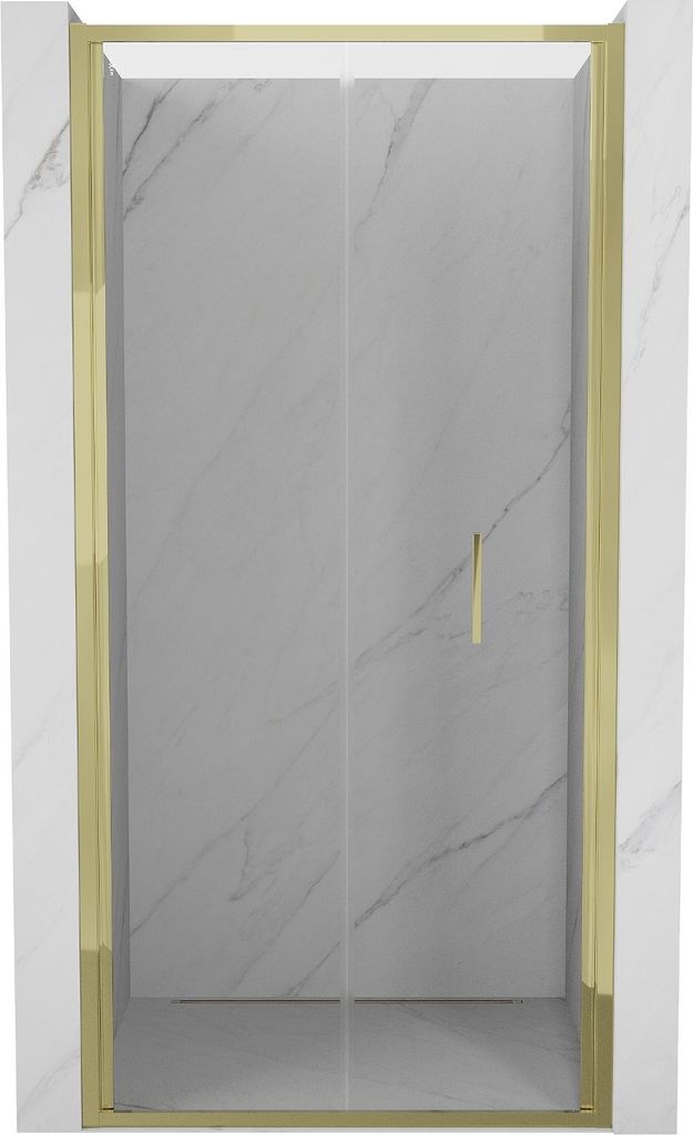 Mexen Exo Falttür Dusche 70 cm, transparent, gold - 816-070-000-50-00