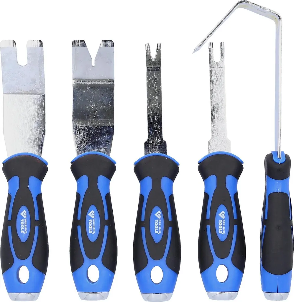 Brilliant Tools BT051105 Jeu de clips et de lames de carrossier, 5 pièces