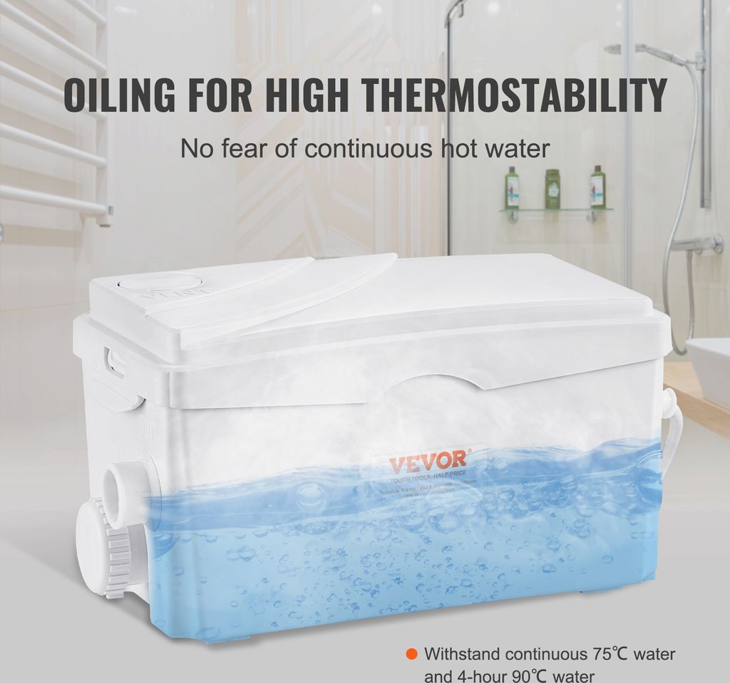 VEVOR Hebeanlage, 350 W, 6000 l/h Durchfluss, 7 m Produktbild 3