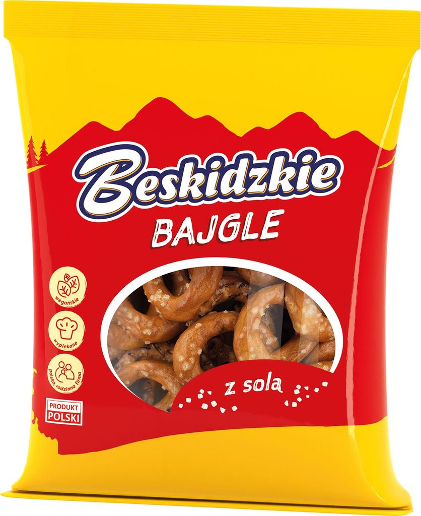 Beskidzkie Bajgle z solą, wypiekane, 200 g Zdjęcie produktu 