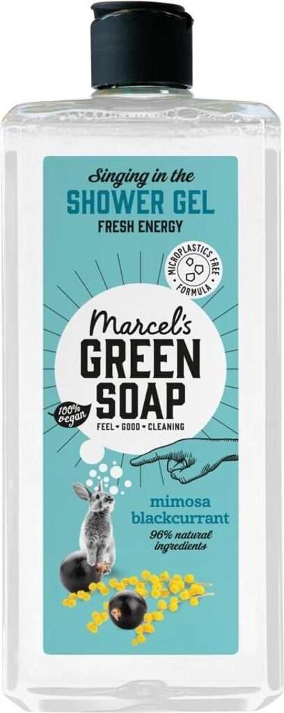 Marcel's Green Soap - Duschgel - Mimose & Schwarze Johannisbeere - Pflegend & weich - 300 ml - 1 Stück