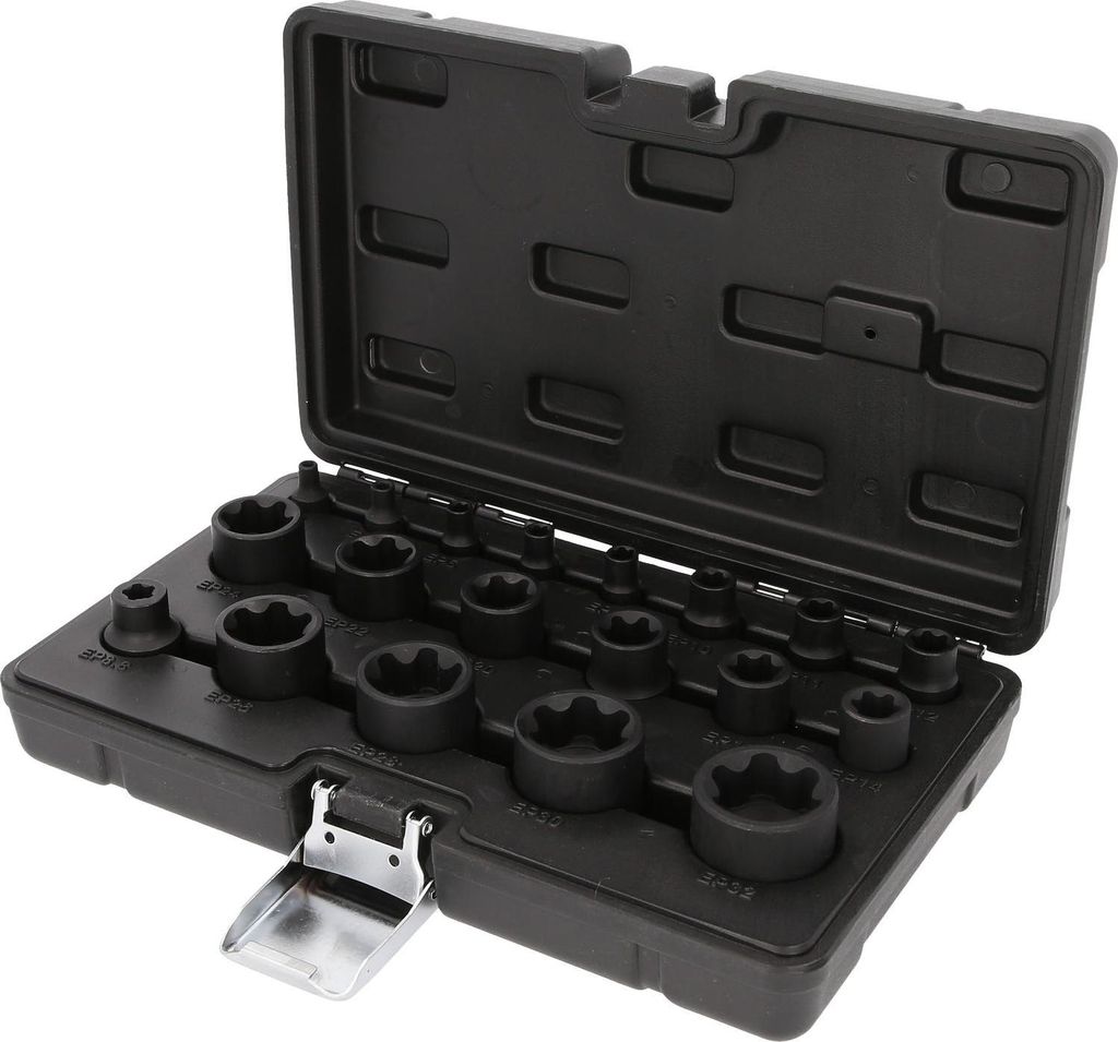 KS Tools 1/4"+3/8"+1/2" Torx Plus-Steckschlüssel-Satz, 19-tlg, 515.0119