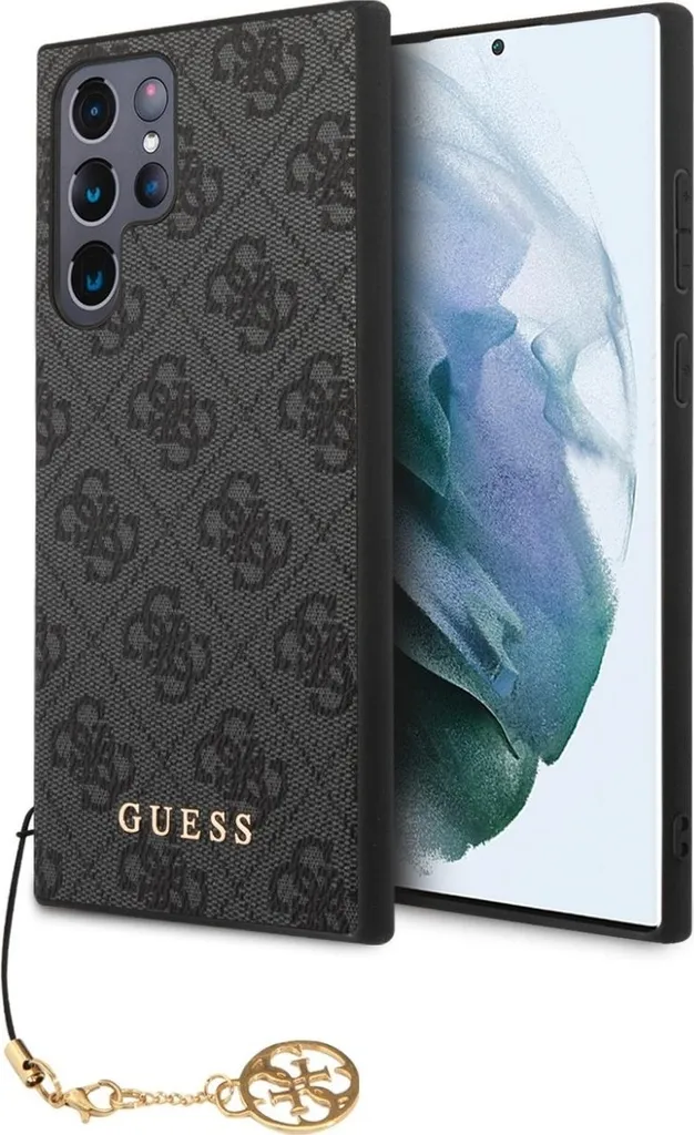 Custodia Guess S24 Ultra Hardcase Black 4G Charms Originale Guess