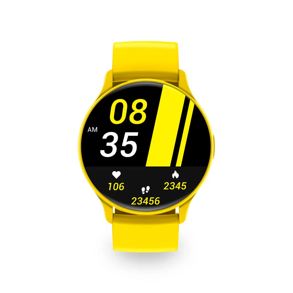 Ne manquez plus aucun appel avec la Smartwatch KSIX Core AMOLED Jaune