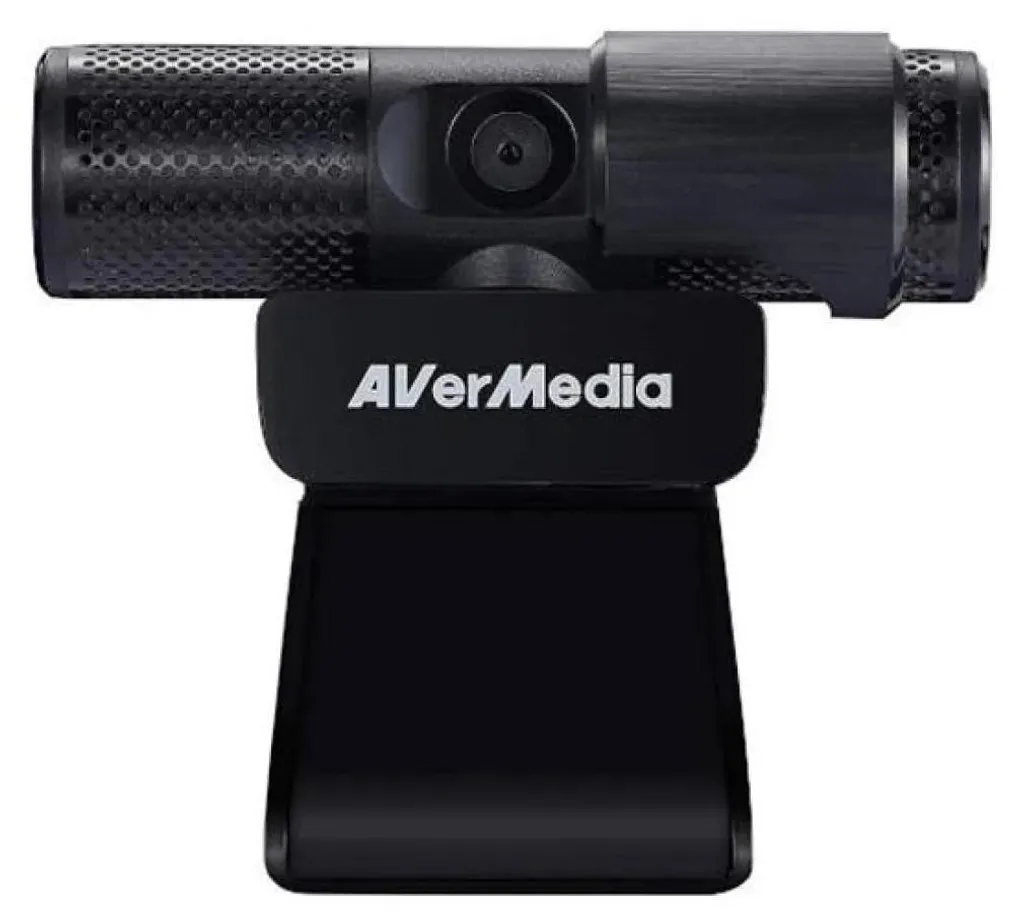 Webcam AVerMedia PW313 avec Cache de Confidentialité et Double Micro USB