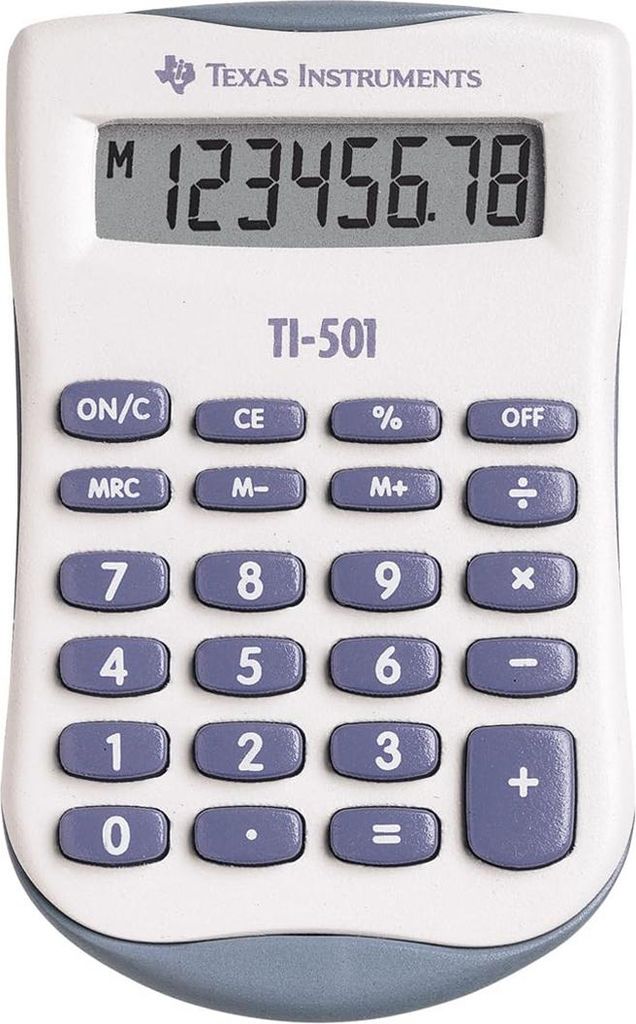 TI-501 Taschenrechner Texas Instruments, 8-stellige Anzeige, Batterie