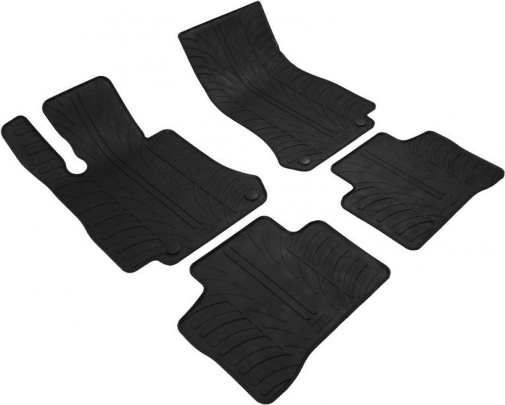 Gledring Gummifußmatten Mercedes GLC-Klasse X253 2015-2022